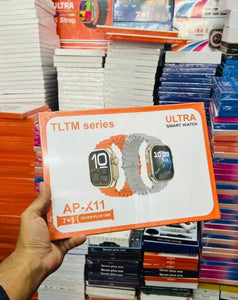 Ultra Smart Watch  – Bluetooth Calling, Fitness Tracker, Full Touch Display, Premium Gift Set