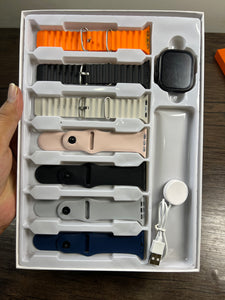 Ultra Smart Watch  – Bluetooth Calling, Fitness Tracker, Full Touch Display, Premium Gift Set