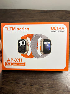 Ultra Smart Watch  – Bluetooth Calling, Fitness Tracker, Full Touch Display, Premium Gift Set