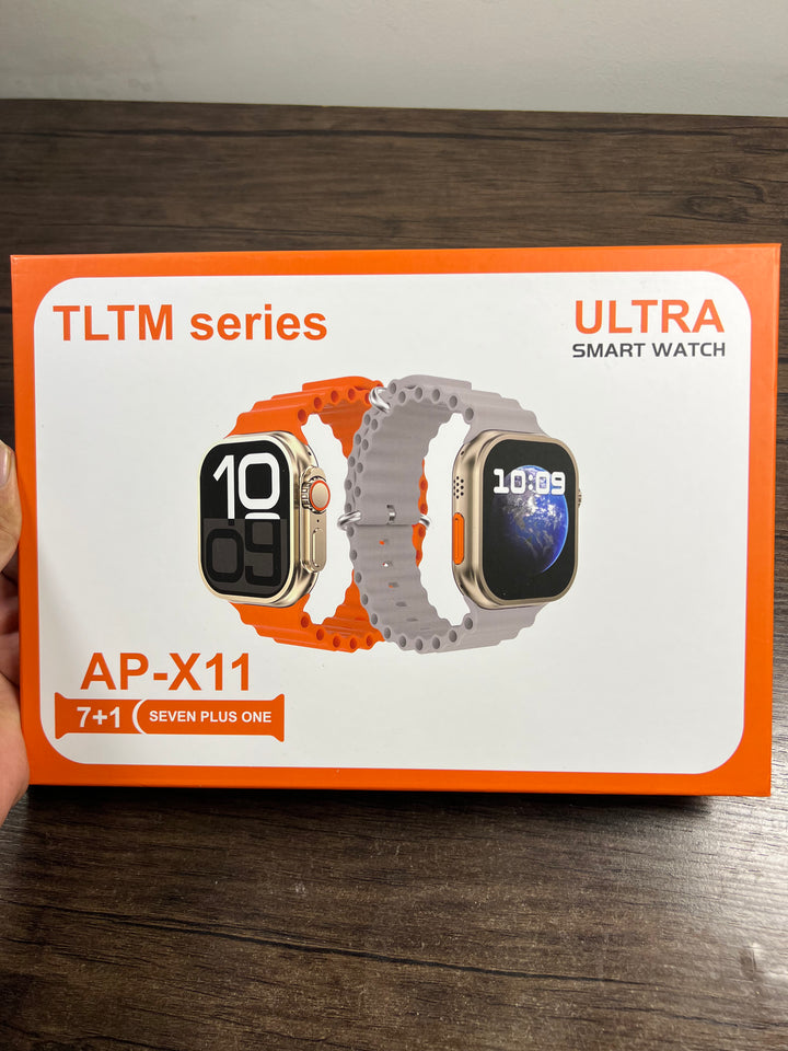 Ultra Smart Watch  – Bluetooth Calling, Fitness Tracker, Full Touch Display, Premium Gift Set