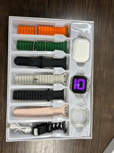 Ultra Smart Watch  – Bluetooth Calling, Fitness Tracker, Full Touch Display, Premium Gift Set