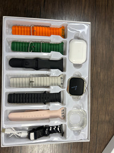 Ultra Smart Watch  – Bluetooth Calling, Fitness Tracker, Full Touch Display, Premium Gift Set