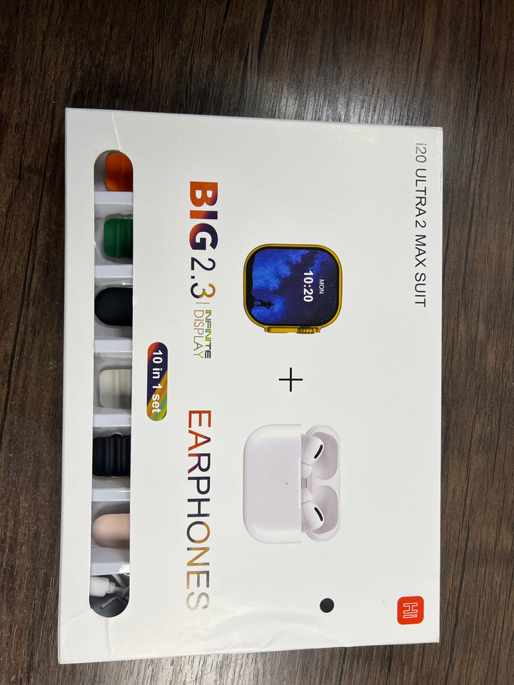 Ultra Smart Watch  – Bluetooth Calling, Fitness Tracker, Full Touch Display, Premium Gift Set