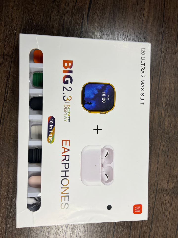 Ultra Smart Watch  – Bluetooth Calling, Fitness Tracker, Full Touch Display, Premium Gift Set