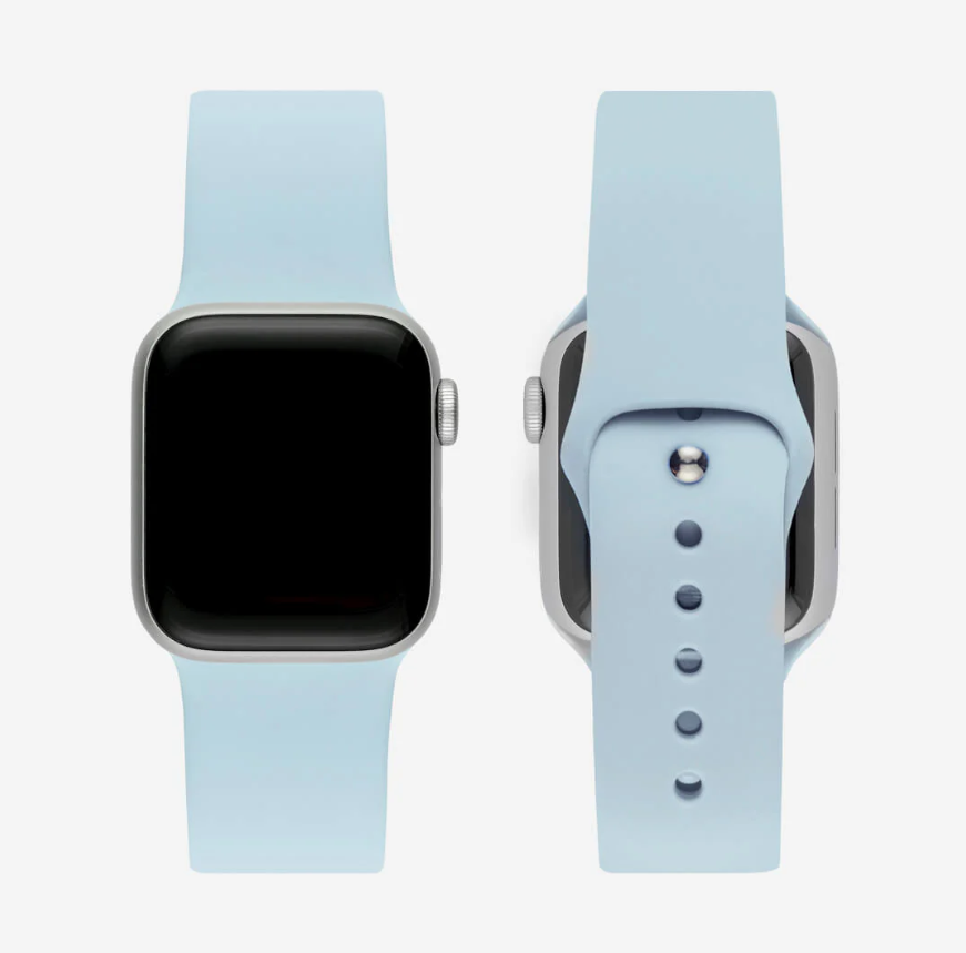 Watch Series 10 | 2 Straps Cream and Gray | Silver Dial for Man and Women