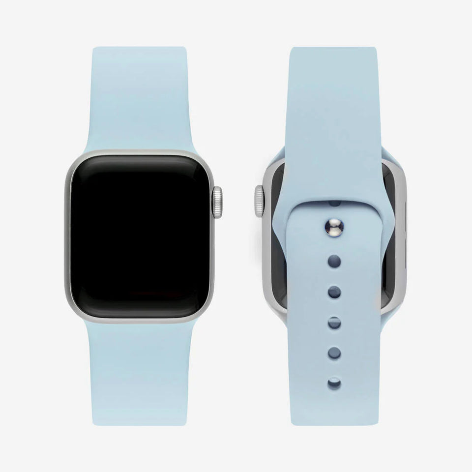 Watch Series 10 | 2 Straps Cream and Gray | Silver Dial for Man and Women