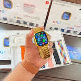 10-in-1 Ultra Max Suit Smartwatch & Earbuds Combo | 10-in-1 Set with 7 Interchangeable Straps | Fitness Tracker + Bluetooth Calling